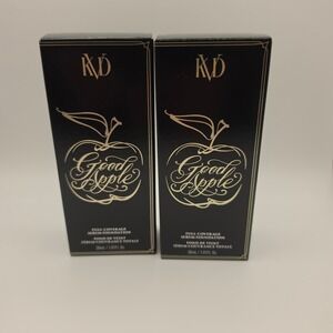 Lot of 2 KVD Beauty Good Apple Serum Foundation Deep 098 Full Coverage 1.01oz